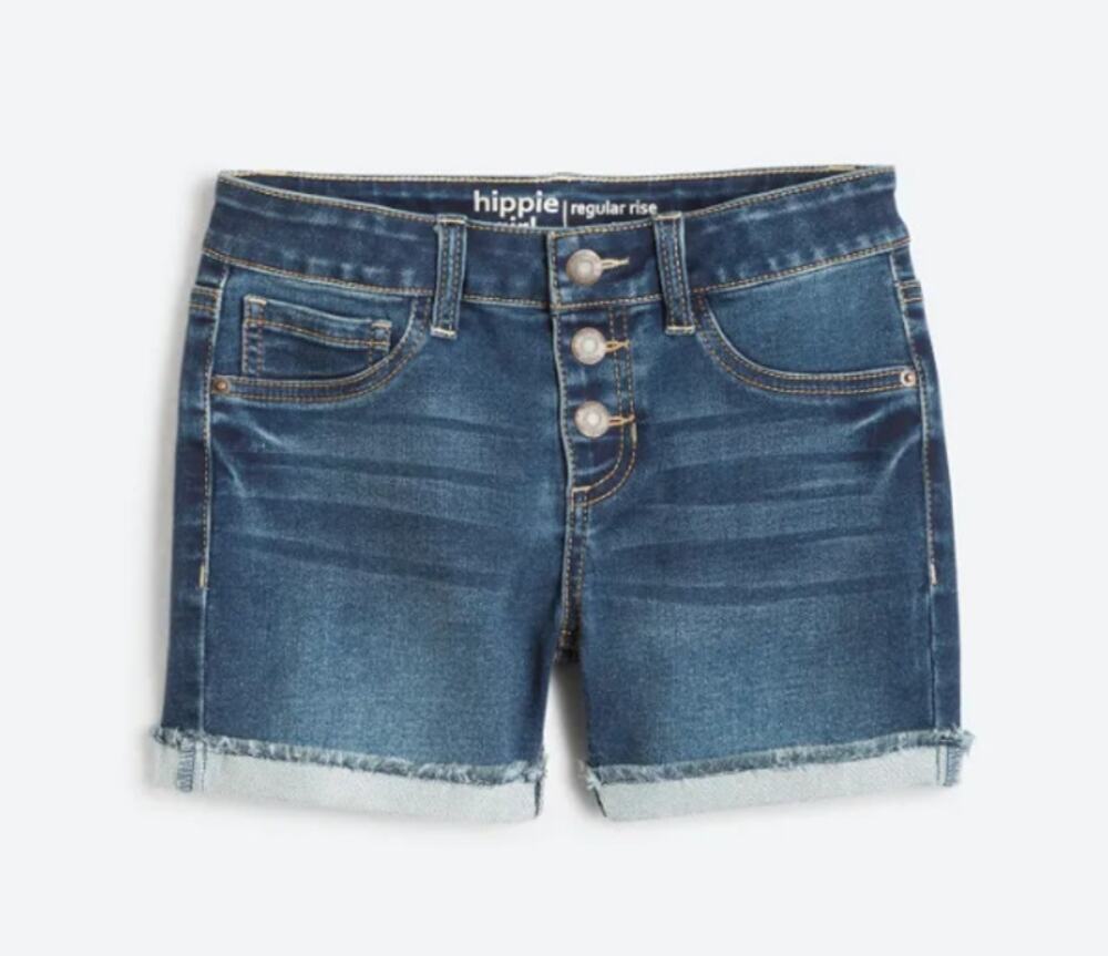 Hippie Girl Denim Cuff Short Size 8